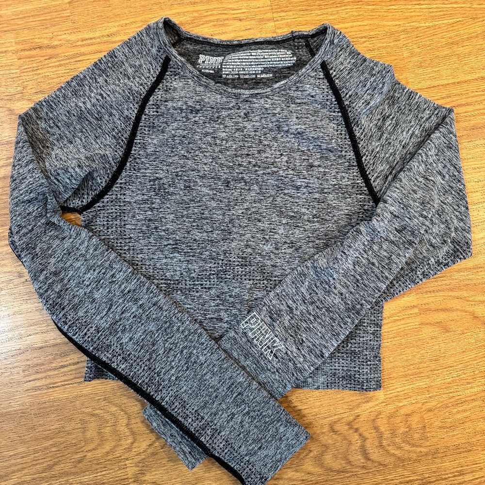 PINK Victoria secrets Long sleeve seamless top